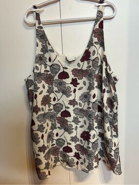 Women’s Floral professional V-Neck Tank Top